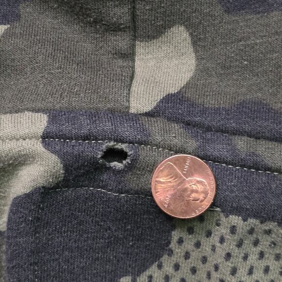 Champion Camo Hoodie Men’s S Green Pullover - Picture 9 of 9